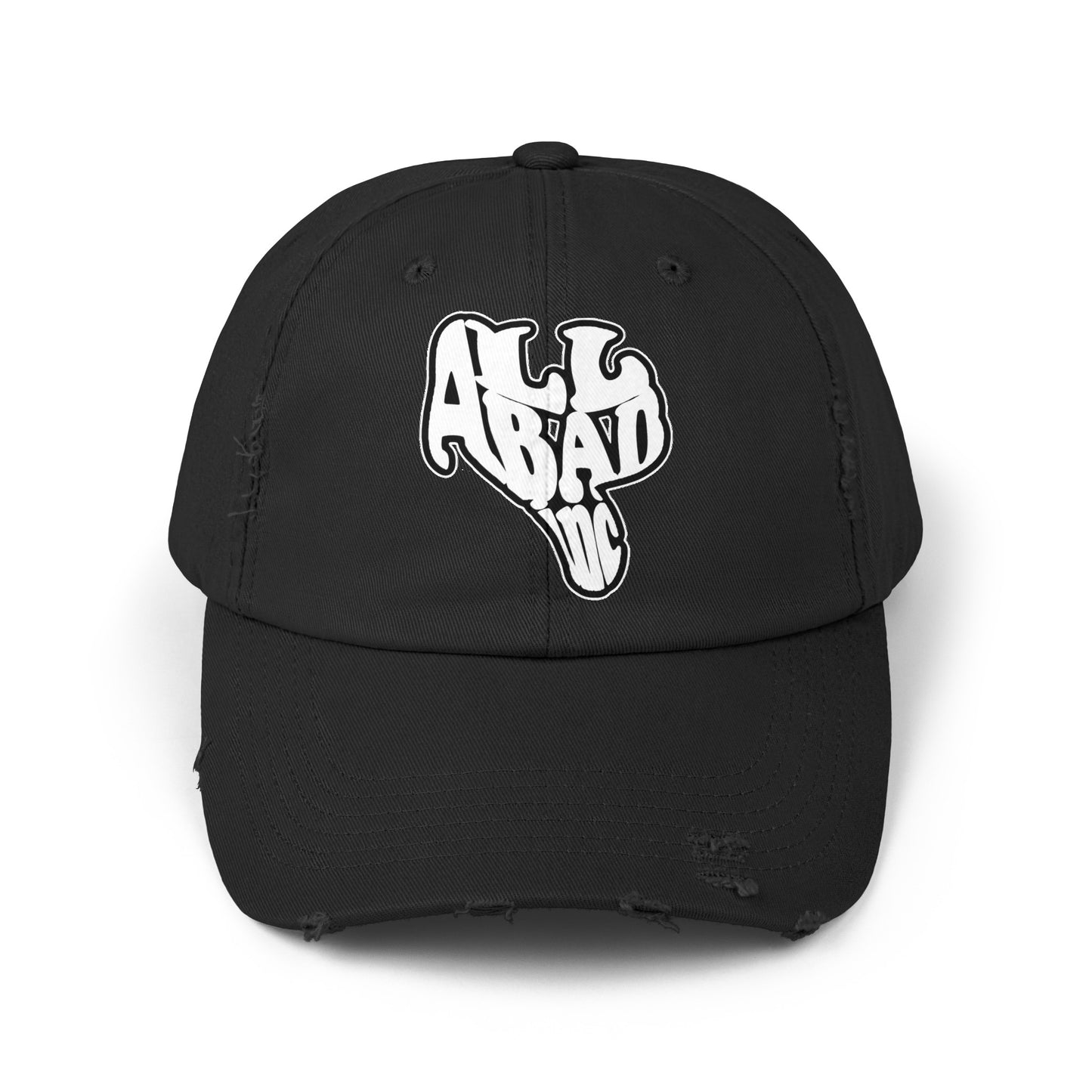 AllBad - Unisex Distressed Hat