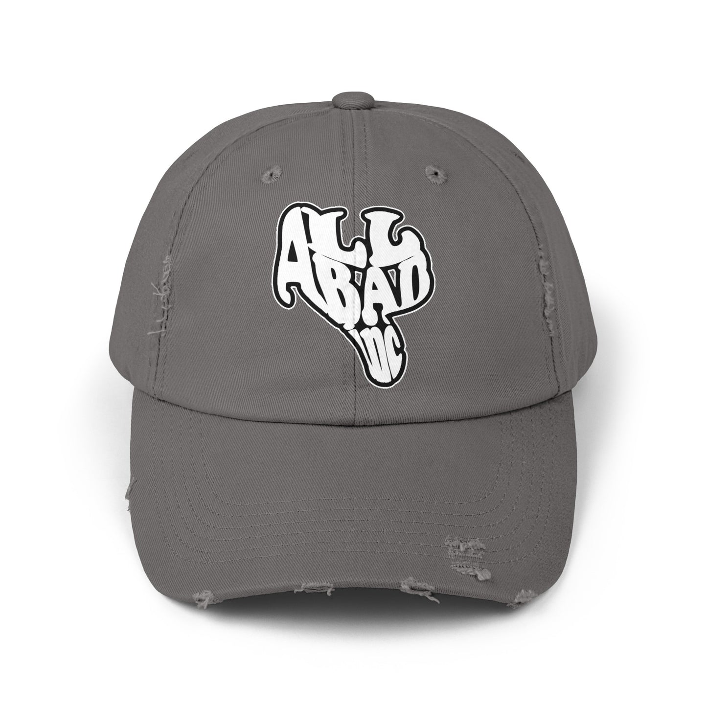 AllBad - Unisex Distressed Hat