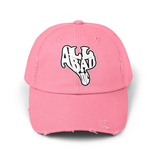 AllBad - Unisex Distressed Hat