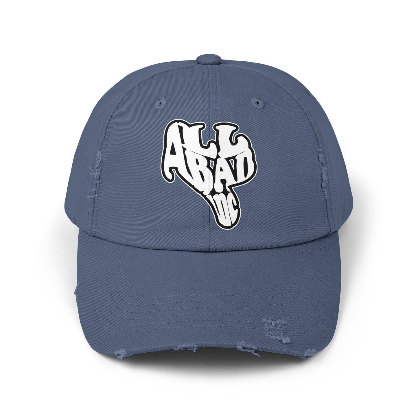 AllBad - Unisex Distressed Hat