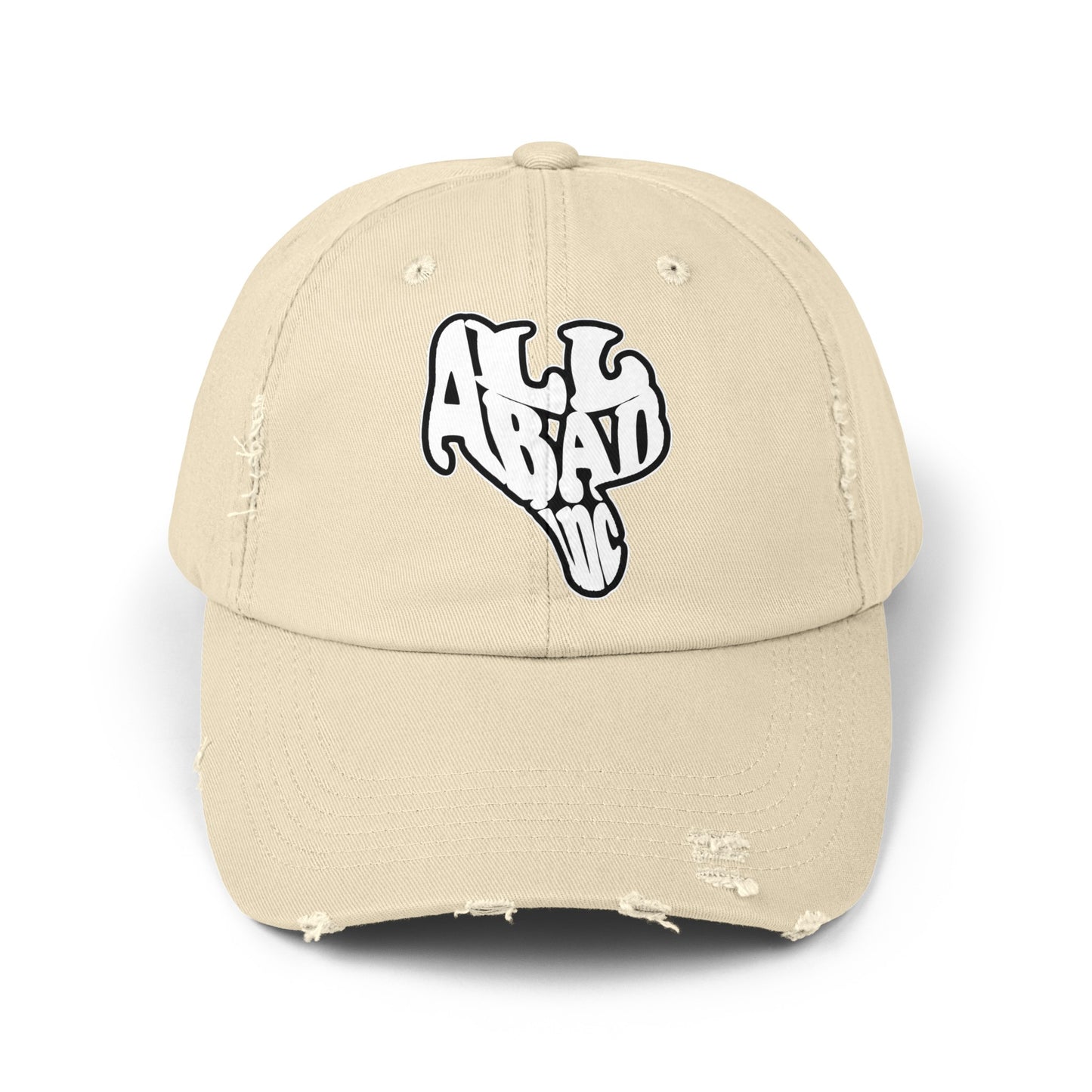 AllBad - Unisex Distressed Hat